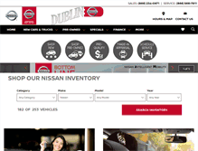 Tablet Screenshot of mydublinnissan.com